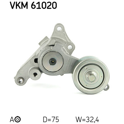 Galet Tendeur De Courroie Skf Vkm 61020