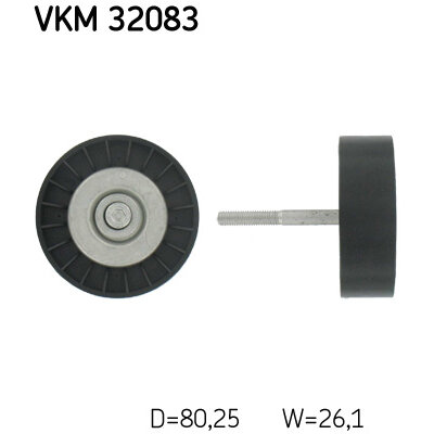 Galet Enrouleur De Courroie Skf Vkm 32083