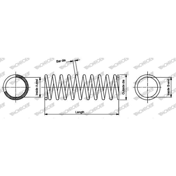 1 Ressort De Suspension Monroe Sp3109