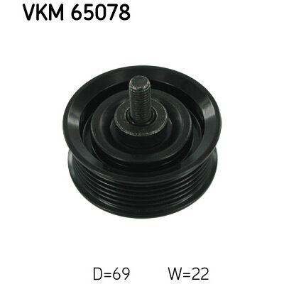Galet Enrouleur De Courroie Skf Vkm 65078