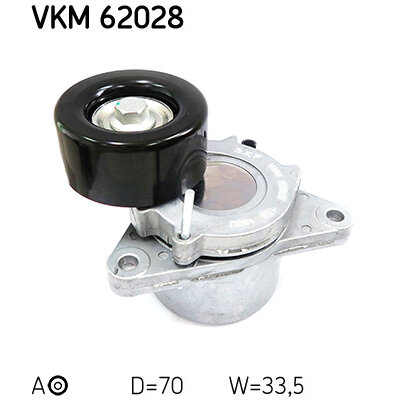 Galet Tendeur De Courroie Skf Vkm 62028