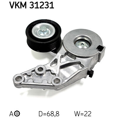 Galet Tendeur De Courroie Skf Vkm 31231