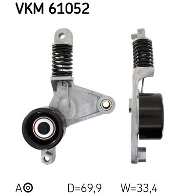 Galet Tendeur De Courroie Skf Vkm 61052
