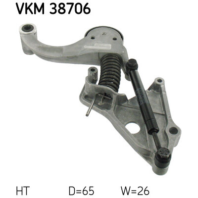 Galet Tendeur De Courroie Skf Vkm 38706