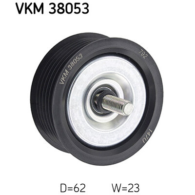 Galet Enrouleur De Courroie Skf Vkm 38053