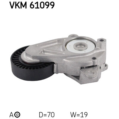 Galet Tendeur De Courroie Skf Vkm 61099