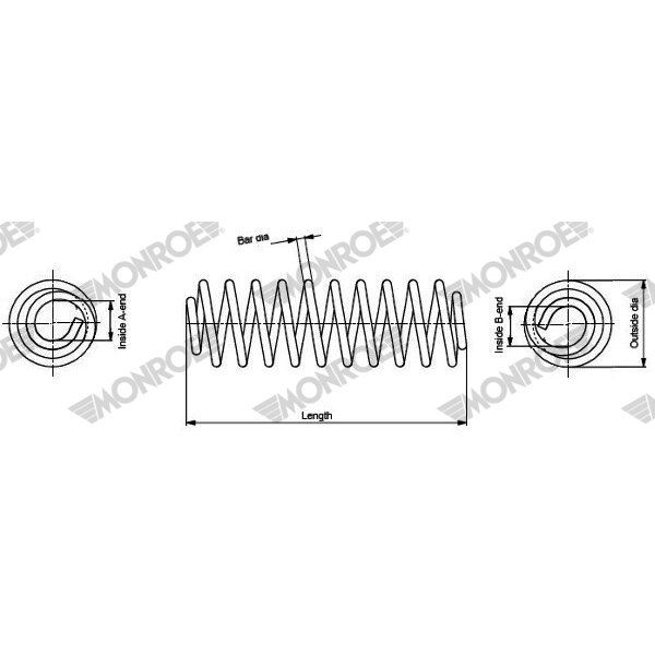 1 Ressort De Suspension Monroe Sp4131