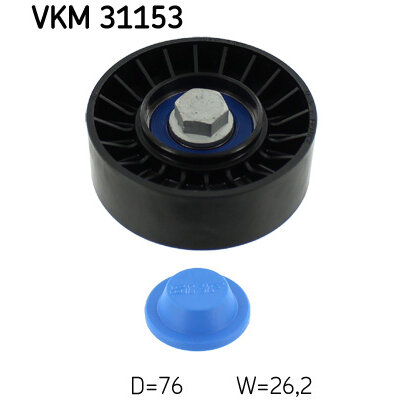 Galet Enrouleur De Courroie Skf Vkm 31153