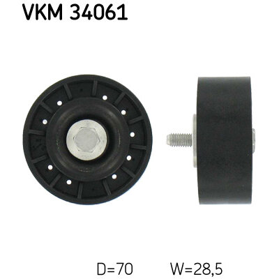 Galet Enrouleur De Courroie Skf Vkm 34061