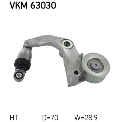 Galet Tendeur De Courroie Skf Vkm 63030
