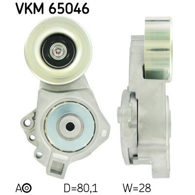 Kit Galet Tendeur Multi-V SKF VKM 66006 - Pour Courroie Accessoires, Avec Roulement Haute Qualité - 6