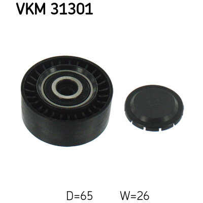 Galet Enrouleur De Courroie Skf Vkm 31301
