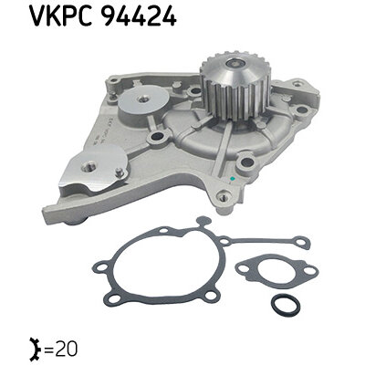 Pompe à Eau SKF VKPC 86603 Avec Joints - Pièce De Qualité Constructeur Pour Une Réparation Fiable Et Durable - 2