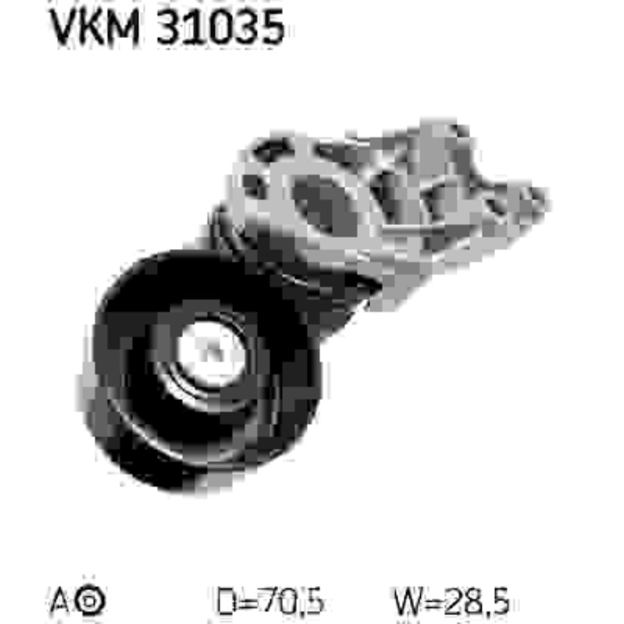 Galet D'accessoires Skf Vkm31035