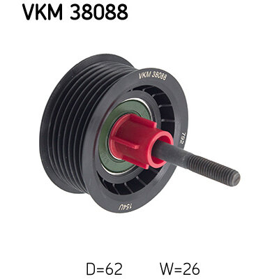 Galet Enrouleur De Courroie Skf Vkm 38088