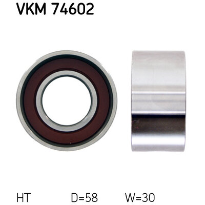 Galet Tendeur De Courroie Skf Vkm 74602