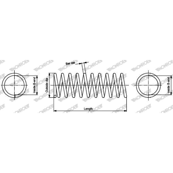 1 Ressort De Suspension Monroe Sp0055