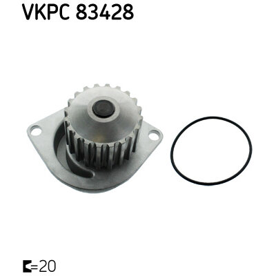 Pompe À Eau Skf Vkpc 83428