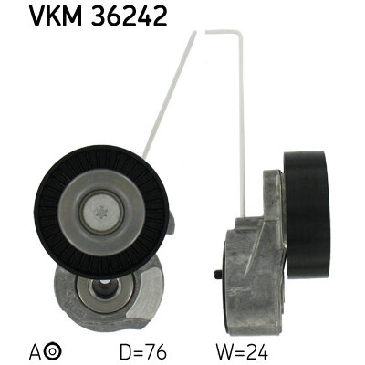 Galet Tendeur De Courroie Skf Vkm 36242
