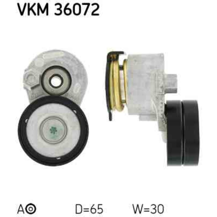 Galet D'accessoires Skf Vkm36072