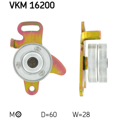 Galet De Distribution Skf Référence Vkm16200