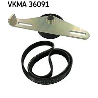 1 kit de courroie auxiliaire SKF VKMA36091 - Feu Vert
