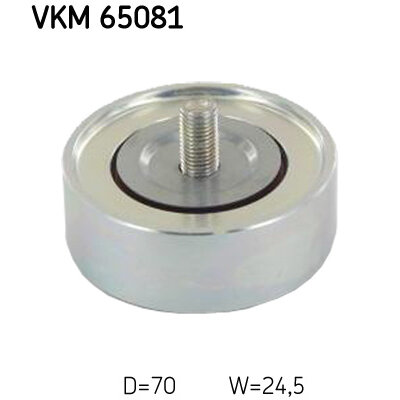 Galet Enrouleur De Courroie Skf Vkm 65081