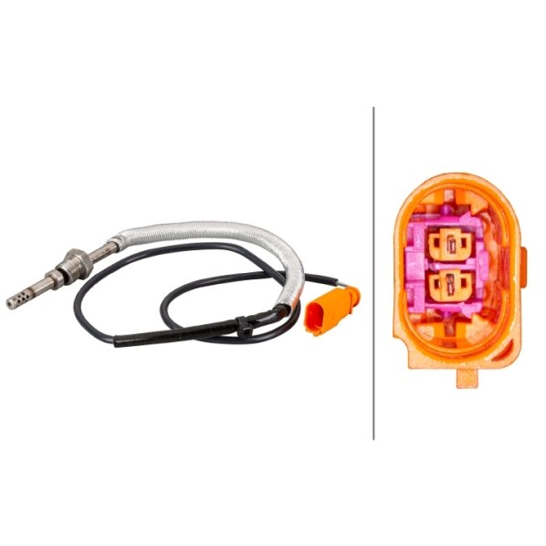 Capteur De Température Des Gaz D'échappement Hella 6pt 010 376-211