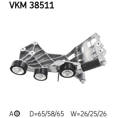 Galet Tendeur De Courroie Skf Vkm 38511