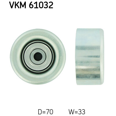 Galet Enrouleur De Courroie Skf Vkm 61032