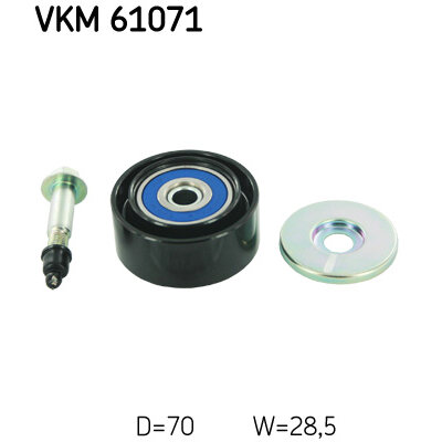 Galet Enrouleur De Courroie Skf Vkm 61071