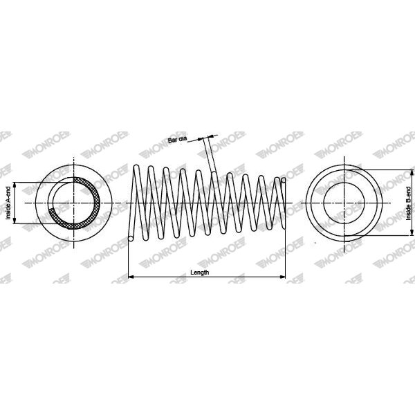 1 Ressort De Suspension Monroe Sp0115