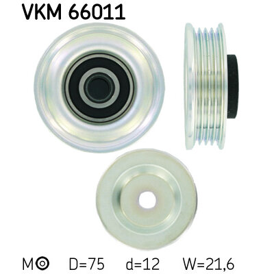 Galet Tendeur De Courroie Skf Vkm 66011