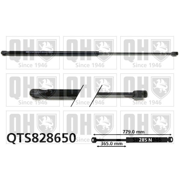 Vérin De Capot Quinton Hazell Qts828650