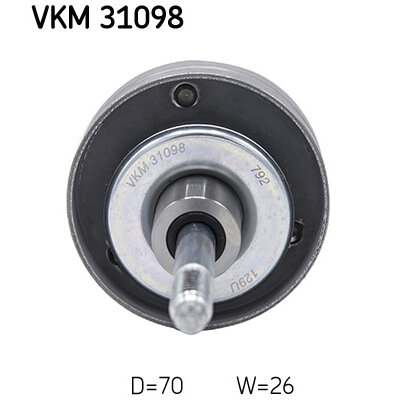 Galet Enrouleur De Courroie Skf Vkm 31098