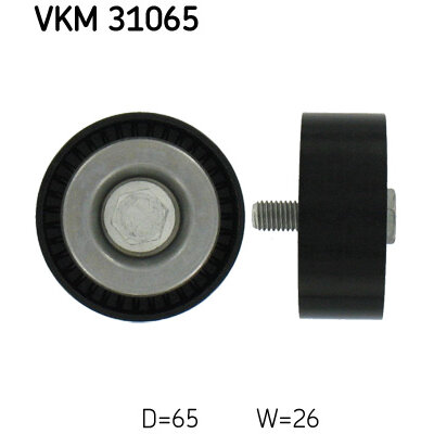 Galet Enrouleur De Courroie Skf Vkm 31065