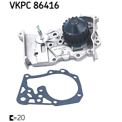 Pompe à Eau SKF VKPC 95868 – Compatible MITSUBISHI PAJERO II, Prête à Monter Avec Joints Inclus