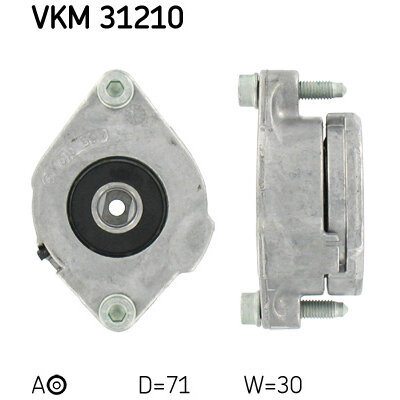 Galet Tendeur De Courroie Skf Vkm 31210