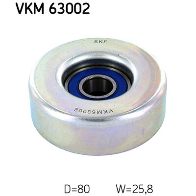 Galet Enrouleur De Courroie Skf Vkm 63002