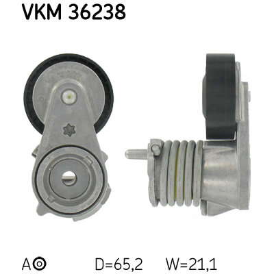 Galet Tendeur De Courroie Skf Vkm 36238