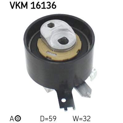 Galet Tendeur De Courroie Skf Vkm 16136