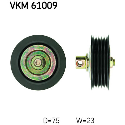 Galet Enrouleur De Courroie Skf Vkm 61009