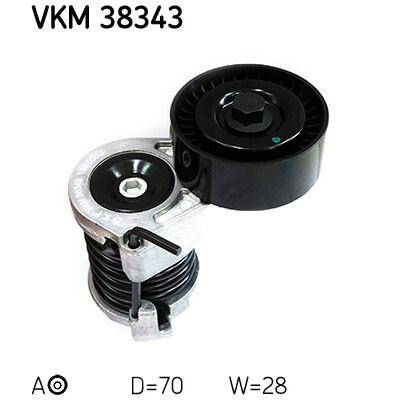 Galet Tendeur De Courroie Skf Vkm 38343