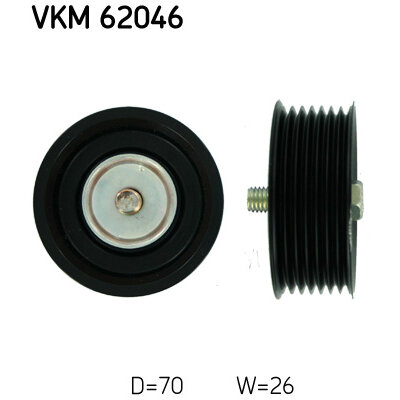 Galet Enrouleur De Courroie Skf Vkm 62046