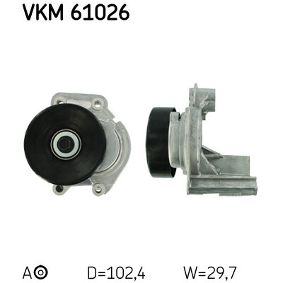 Kit Galet Tendeur Multi-V SKF VKM 36080 - Pour Réparation Courroie De Accessoires Auto