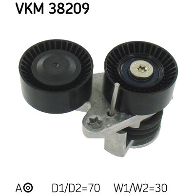 Galet Tendeur De Courroie Skf Vkm 38209