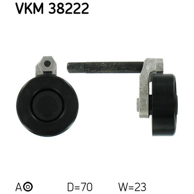 Galet Tendeur De Courroie Skf Vkm 38222