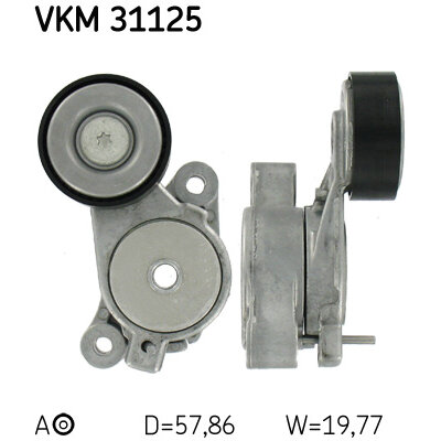 Galet Tendeur De Courroie Skf Vkm 31125
