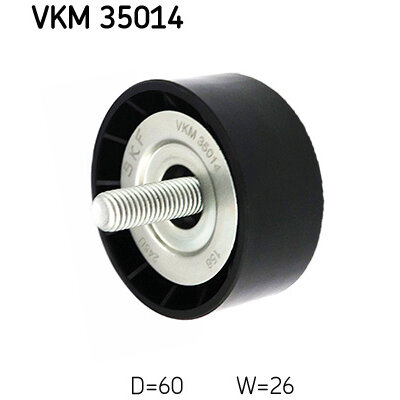 Galet Enrouleur De Courroie Skf Vkm 35014