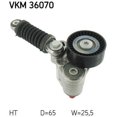 Galet Tendeur De Courroie Skf Vkm 36070